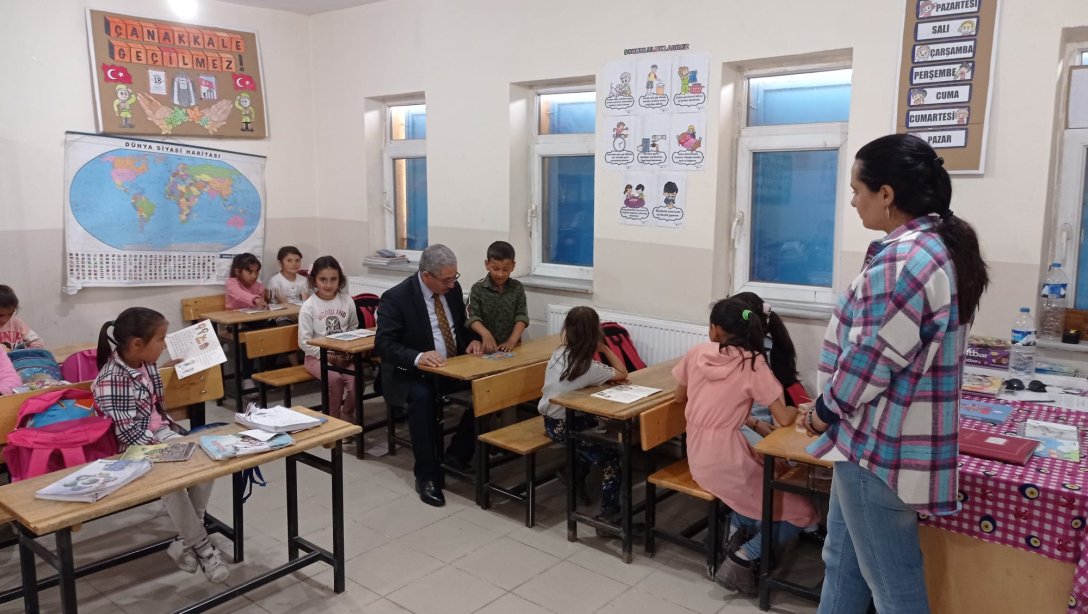İlçe Milli Eğitim Müdürümüz Sayın Mehmet Sait DEMİR Kıyıkonak İlkokulu'nu Ziyaret Etti.