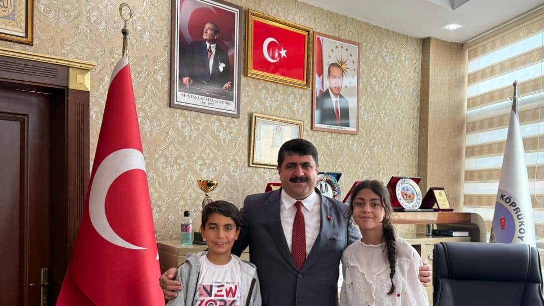 BELEDİYE BAŞKANIMIZA TEŞEKKÜR ZİYARETİ